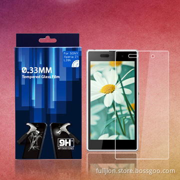 0.15/0.2/0.33mm tempered-glass screen protector for Sony Xperia Z1 L39h